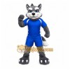 Blue Wolf Mascot Costume