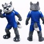 Blue Wolf Mascot Costume