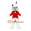 White Rabbit Mascot Costume White Rabbit Mascot Costume