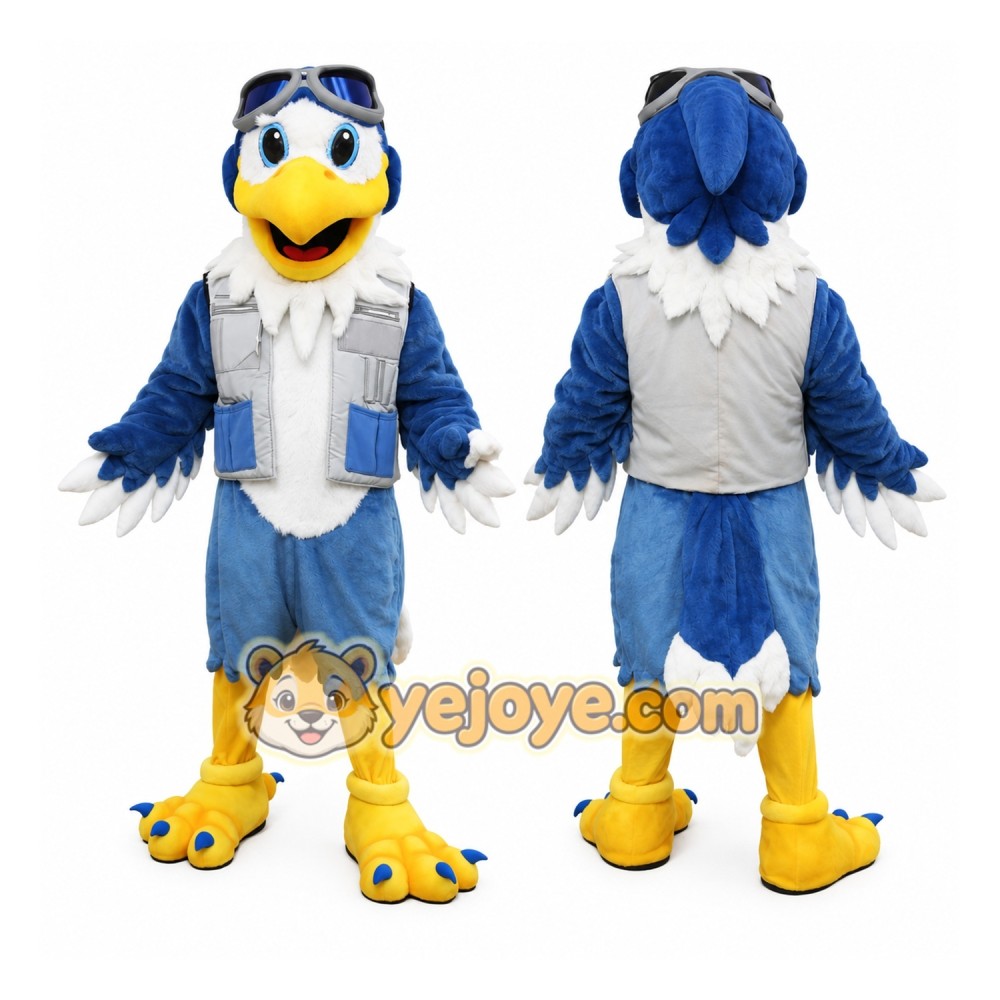 Blue Bird Mascot Costume Blue Bird Mascot Costume