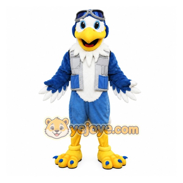 Blue Bird Mascot Costume