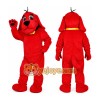 Red Dog Mascot Costume Red Dog Mascot Costume