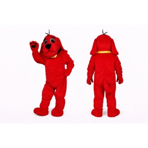 Red Dog Mascot Costume