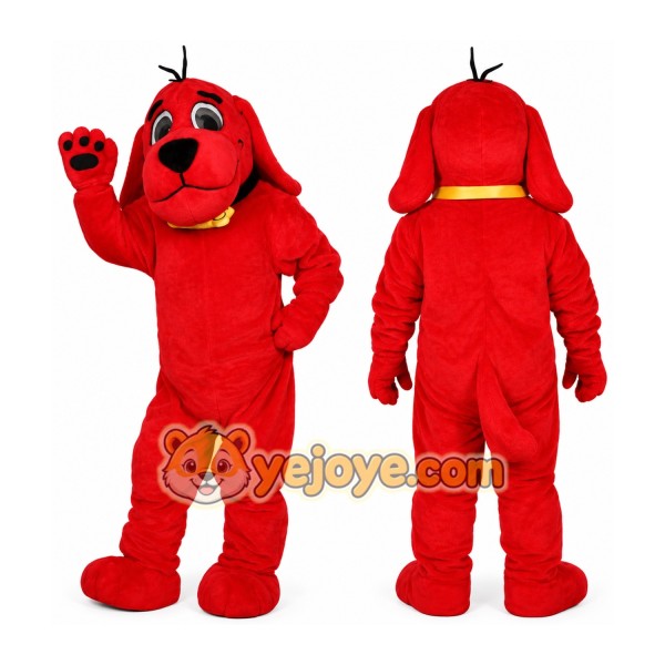 Red Dog Mascot Costume
