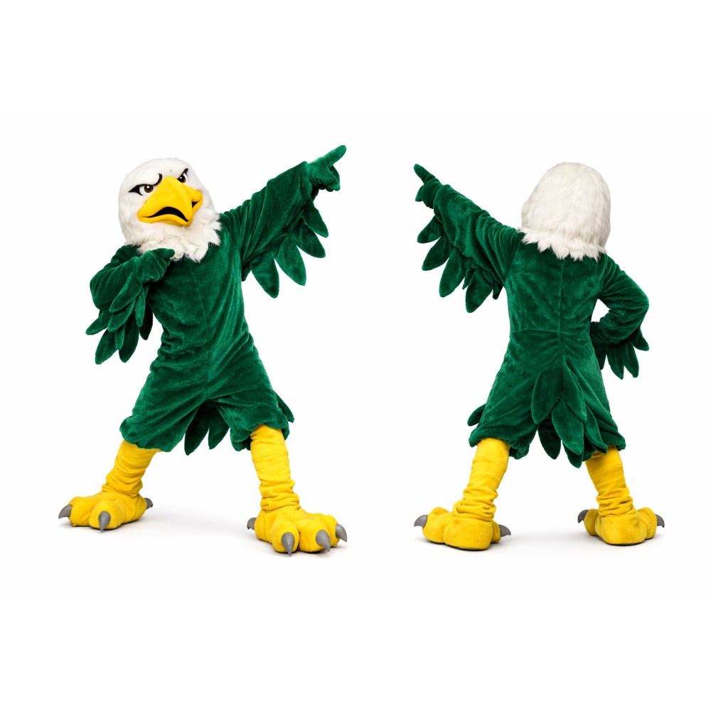 Green Eagle Mascot Costume