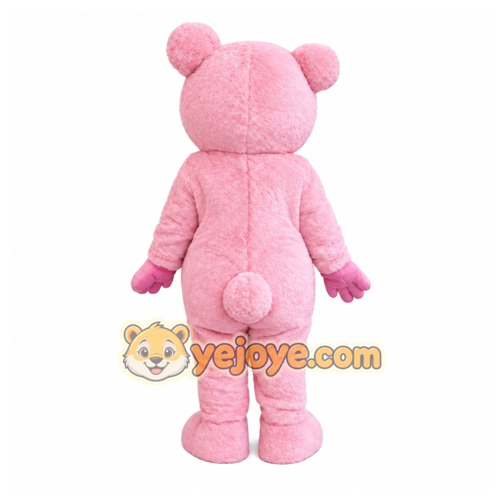 Pink Bear Mascot Costume Pink Bear Mascot Costume