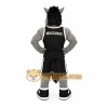 Grey Horse Mascot Costume Grey Horse Mascot Costume