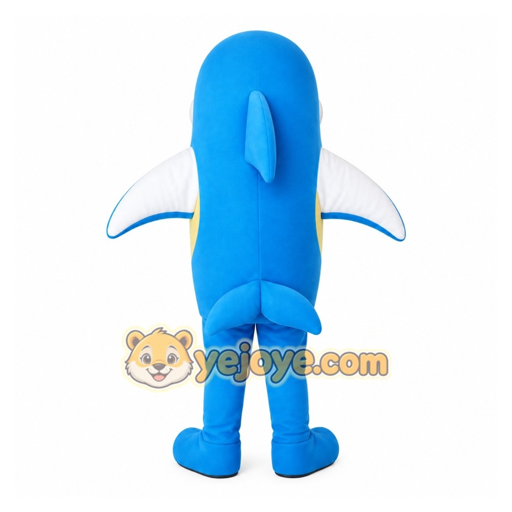 Adult Blue Shark Mascot Costume
