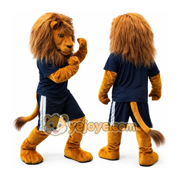 Adult Lion Mascot Costume