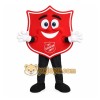 Adult Red Shield Mascot Costume