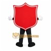 Adult Red Shield Mascot Costume