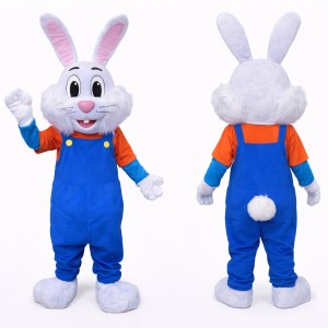 Adult White Rabbit Mascot Costume