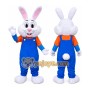 Adult White Rabbit Mascot Costume