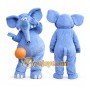 Adult Blue Elephant Mascot Costume