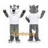 Adult Grey Wolf Mascot Costume Adult Grey Wolf Mascot Costume