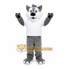 Adult Grey Wolf Mascot Costume Adult Grey Wolf Mascot Costume