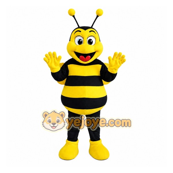 Adult Yellow Bee Mascot Costume Adult Yellow Bee Mascot Costume