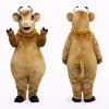 Adult Tan Cow Mascot Costume