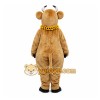 Adult Tan Cow Mascot Costume Adult Tan Cow Mascot Costume