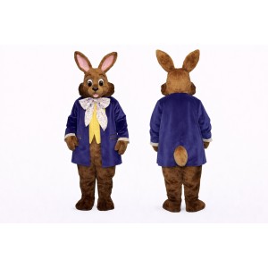 Adult Brown Rabbit Mascot Costume
