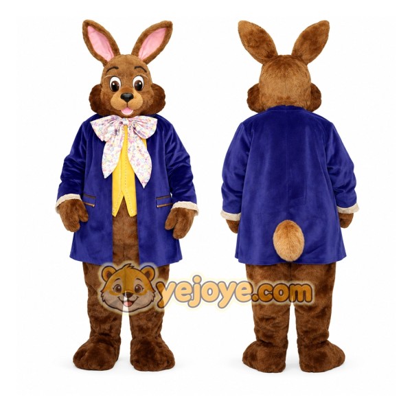 Adult Brown Rabbit Mascot Costume