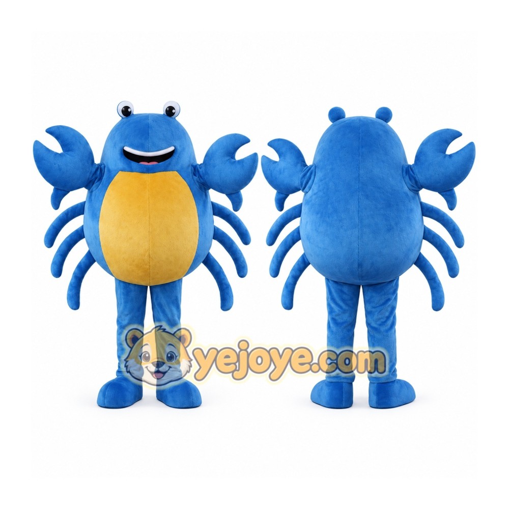 Adult Blue Crab Mascot Costume