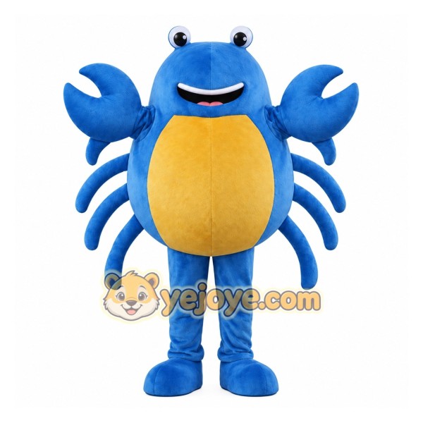 Adult Blue Crab Mascot Costume Adult Blue Crab Mascot Costume