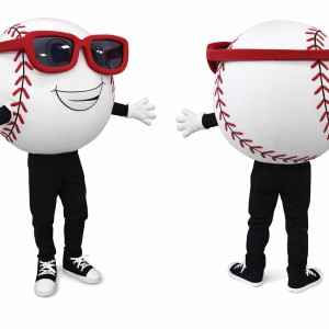Adult Baseball Mascot Costume