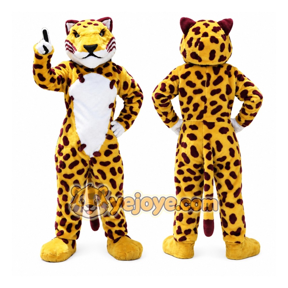 Adult Leopard Mascot Costume Adult Leopard Mascot Costume