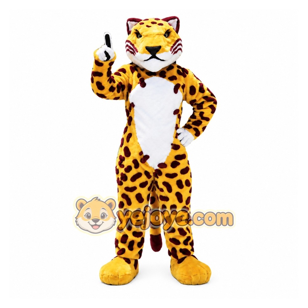 Adult Leopard Mascot Costume Adult Leopard Mascot Costume
