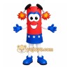 Firecracker Mascot Costume Firecracker Mascot Costume