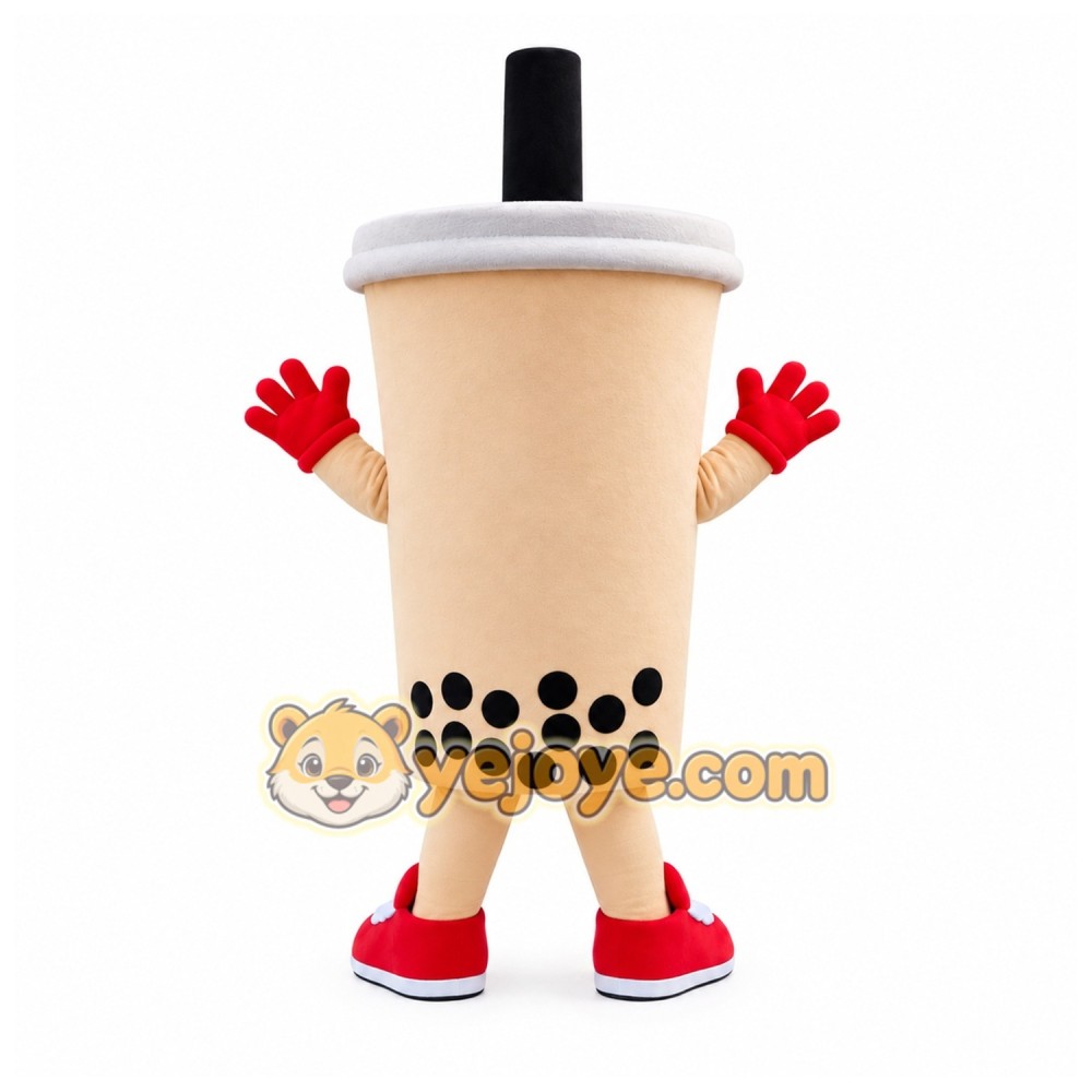 Bubble Tea Mascot Costume Bubble Tea Mascot Costume