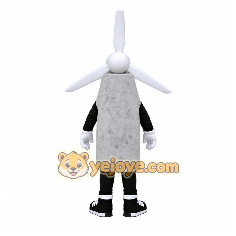 Wind Turbine Mascot Costume Wind Turbine Mascot Costume