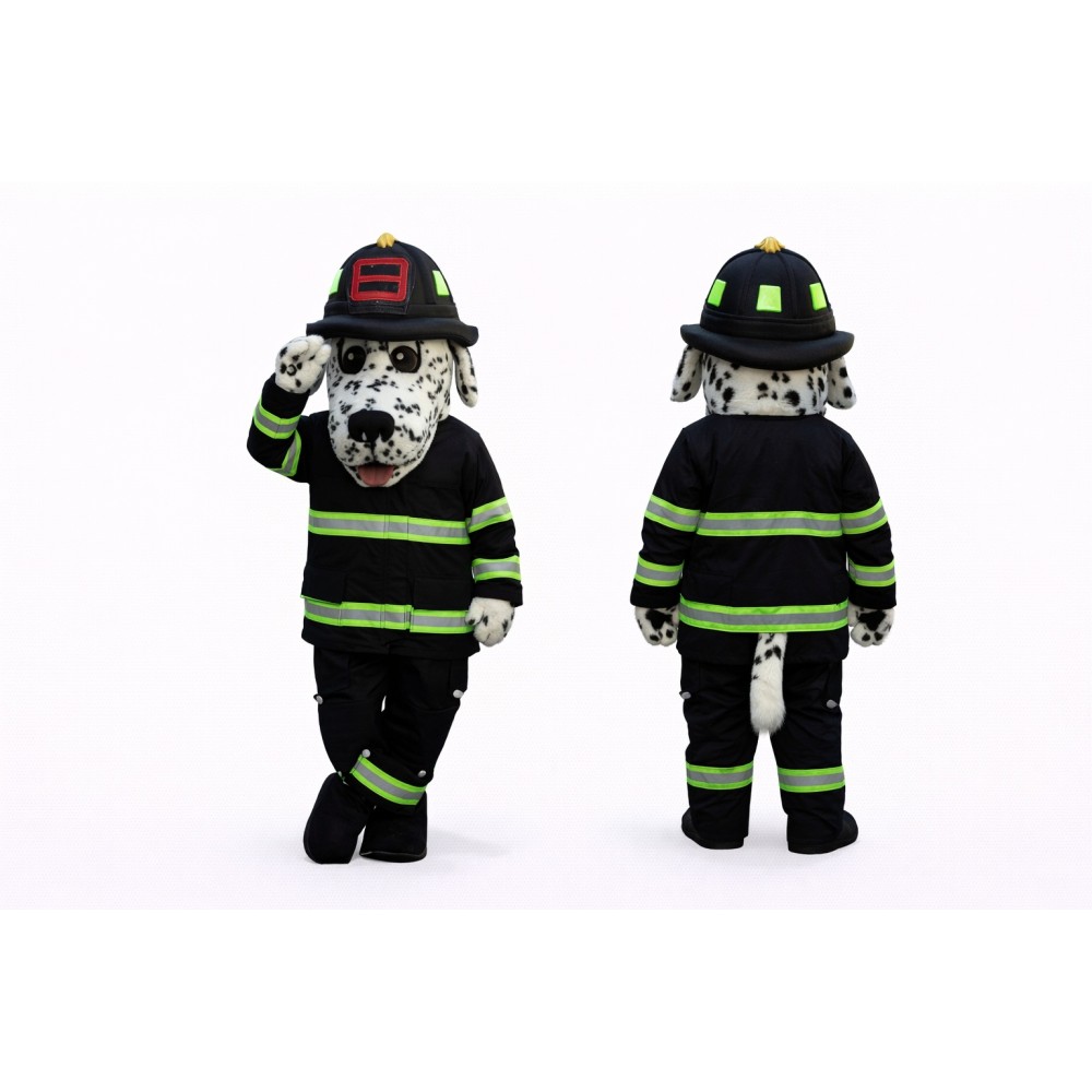 Firefighter Dalmatian Mascot Costume