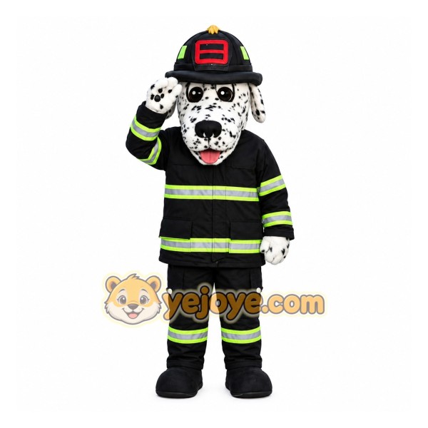 Firefighter Dalmatian Mascot Costume