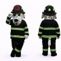 Firefighter Dalmatian Mascot Costume