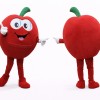 Red Apple Mascot Costume