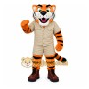 Tiger Safari Mascot Costume