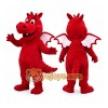 Red Dragon Mascot Costume