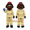 Firefighter Dog Mascot Costume