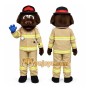 Firefighter Dog Mascot Costume