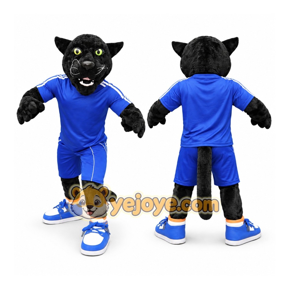 Black Panther Mascot Costume Black Panther Mascot Costume