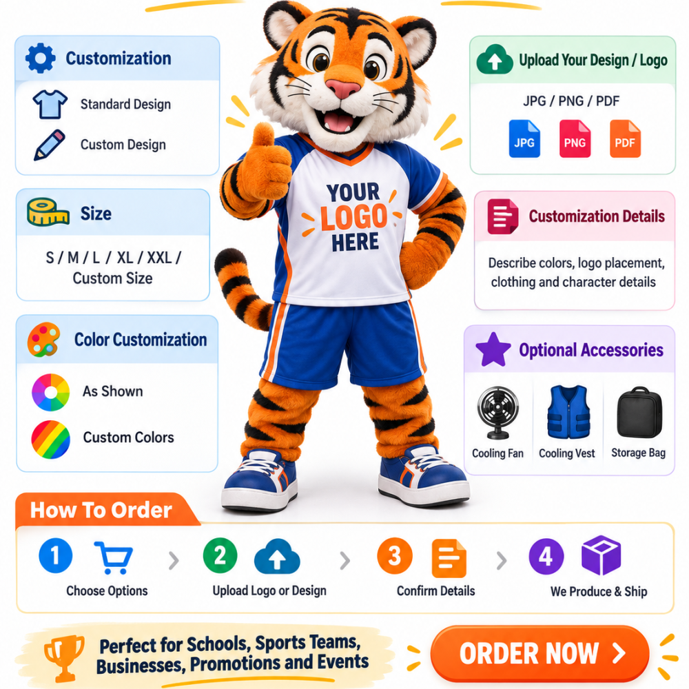 Custom Mascot Costume | Personalized Logo & Character Mascots