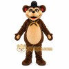 Brown Bear Mascot Costume Adult Full Body Plush Animal Suit with Hat – Party Event Mascot Outfit Brown Bear Mascot Costume Adult Full Body Plush Animal Suit with Hat – Party Event Mascot Outfit