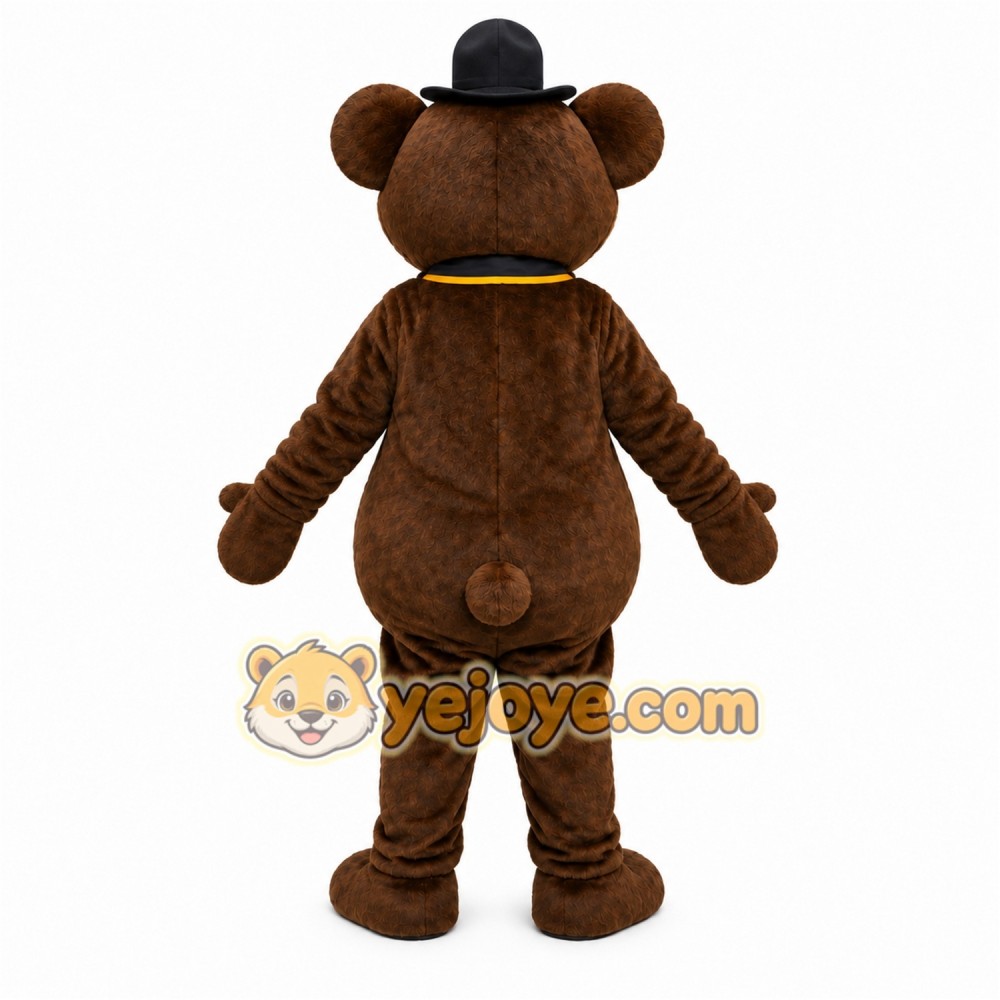Brown Bear Mascot Costume Adult Full Body Plush Animal Suit with Hat – Party Event Mascot Outfit Brown Bear Mascot Costume Adult Full Body Plush Animal Suit with Hat – Party Event Mascot Outfit