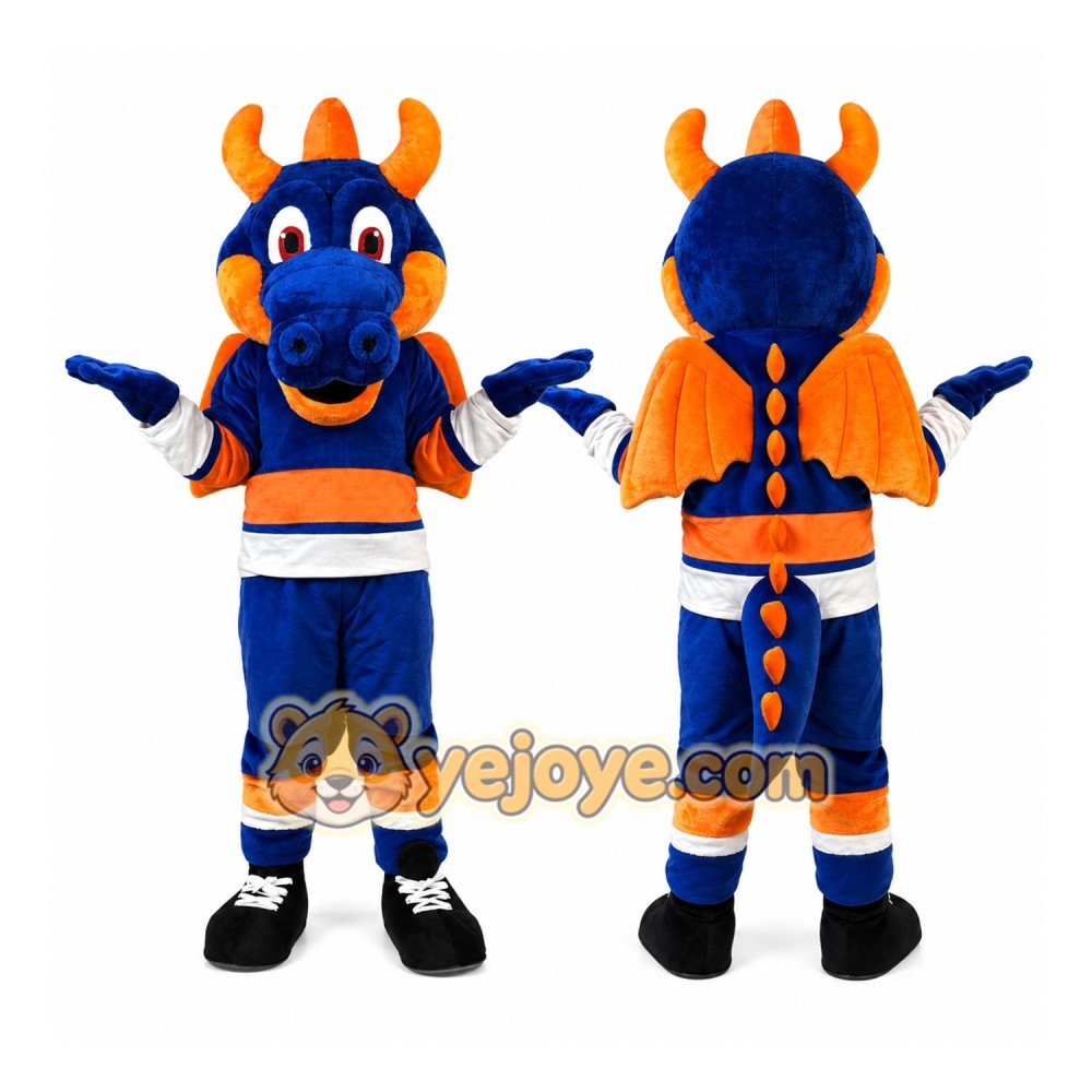 Blue Dragon Mascot Costume Adult Full Body Plush Dragon Character Suit with Wings – Party Event Outfit Blue Dragon Mascot Costume Adult Full Body Plush Dragon Character Suit with Wings – Party Event Outfit