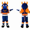 Blue Dragon Mascot Costume Adult Full Body Plush Dragon Character Suit with Wings – Party Event Outfit