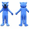 Blue Leopard Mascot Costume Adult Full Body Plush Leopard Character Suit – Party Event Outfit
