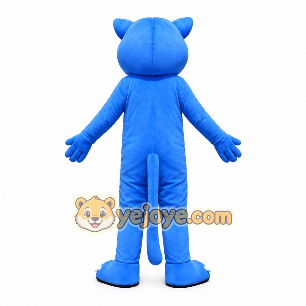 Blue Leopard Mascot Costume Adult Full Body Plush Leopard Character Suit – Party Event Outfit Blue Leopard Mascot Costume Adult Full Body Plush Leopard Character Suit – Party Event Outfit
