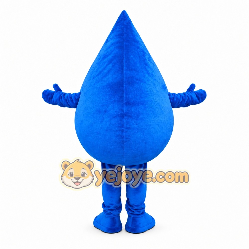 Blue Water Drop Mascot Costume Adult Full Body Plush Water Droplet Character Suit – Party Event Outfit Blue Water Drop Mascot Costume Adult Full Body Plush Water Droplet Character Suit – Party Event Outfit